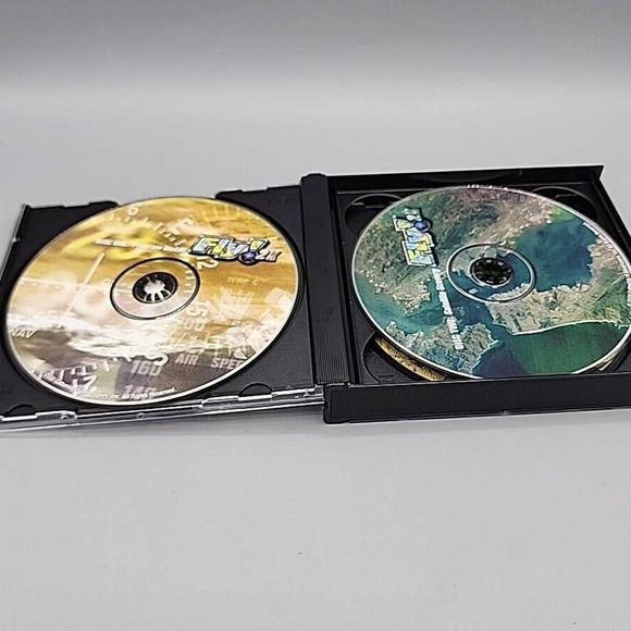 Fly2k Flight Simulator Windows 95 98 NT Big Box Brand New 3 CDs Manual & Box - Picture 5 of 14